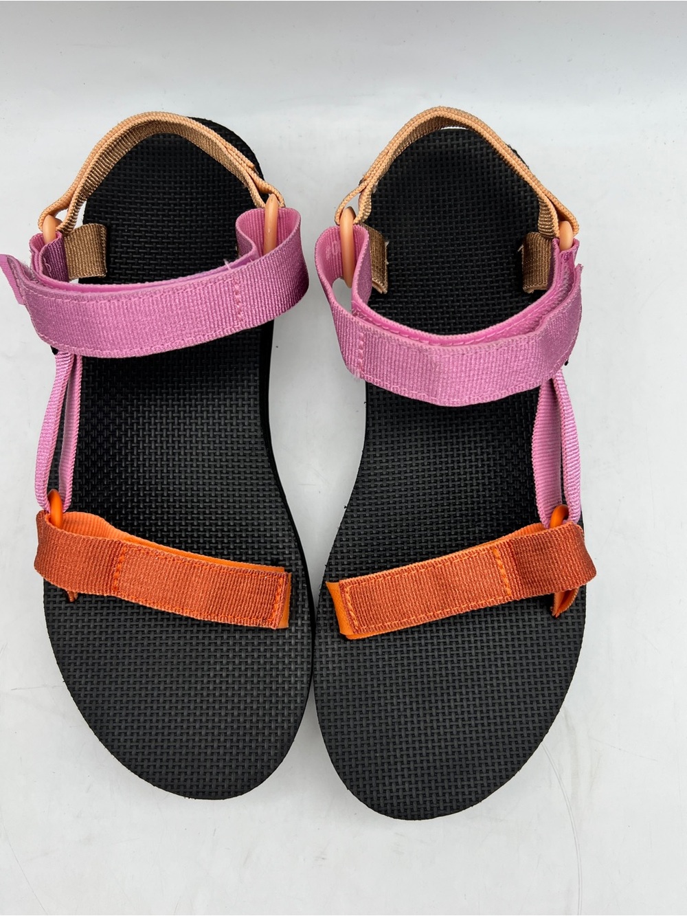 Teva Midform Universal Women’s Size 10 Pink Orange Multi Platform Sandals - Picture 3 of 9